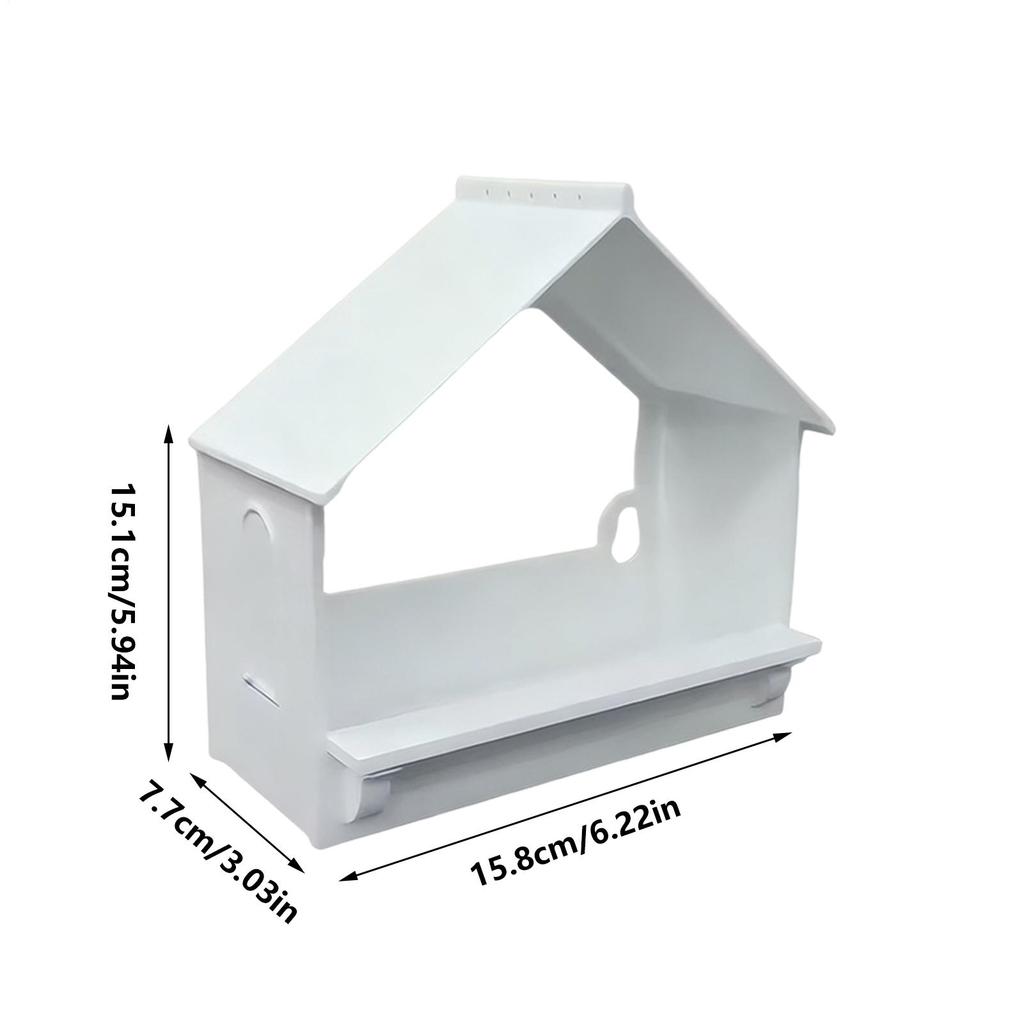 Multi-functional Window Hummingbird Bird Feeder Decorative Hanger Transparent Back Bird House Feeder For Squirrel Garden
