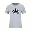 Teamwork Group Fights Funny Print T Shirt Unisex Summer Fashion Short Sleev Tshirts Humor Birthday Gift Tees Top Unisex Fashion