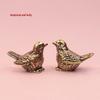 Brass Sparrow Handcrafted Micro Landscape Ornament - Mid-Autumn Small Gift