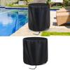 420D Oxford Round Table Cover for Small Outdoor Tables Waterproof and Windproof with Adjustable Drawstring for a Snug Fit