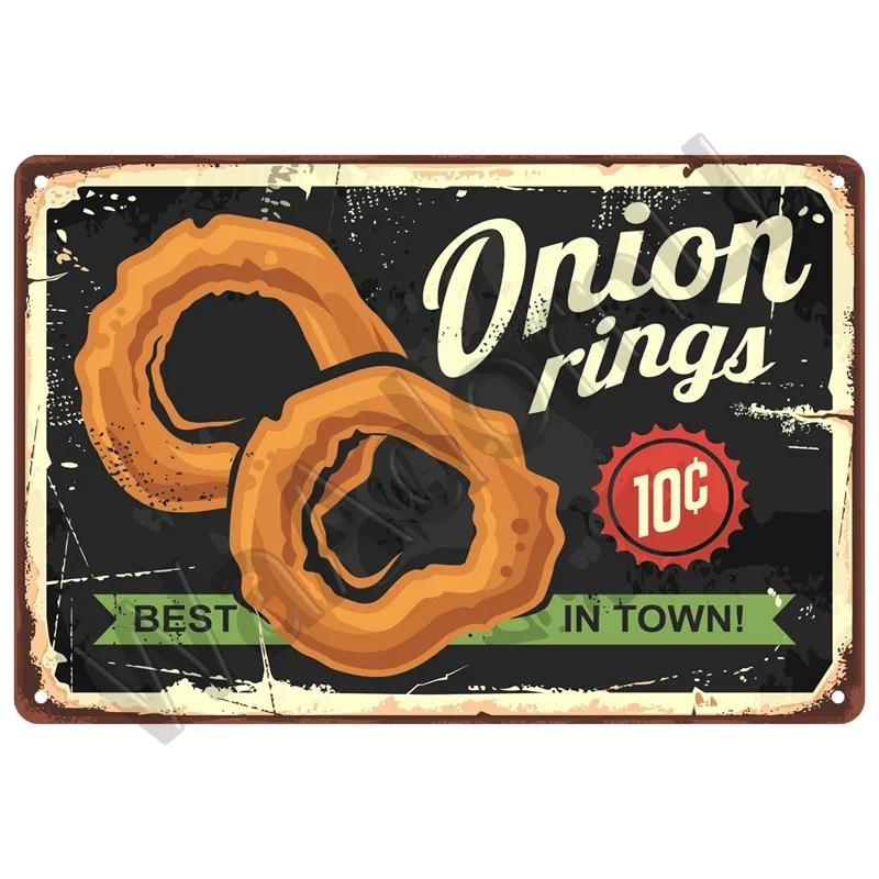 Talíř Nástěnné Umění Pizza Zóna Plaketa Skvělé Jídlo Vintage Kovová Značka Hospoda Bar Domácí Dekorace Nejlepší Domácí Plakát Plechová Značka Dekorace Klub