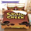 Creek Fun Bedding Quilt Set Quilt Cover Pillowcase Home Decoration Birthday Gift (1 * duvet cover + 2 * pillowcase, without core)