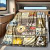 Dog Lover Blanket Personalized Name Soft Comfortable Stylish Blanket Car Blanket Perfect For Travel Camping Outdoor Home Suitable For All Seasons