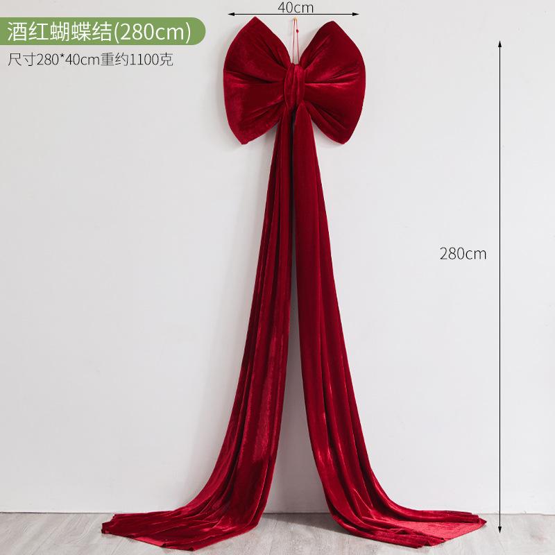 Large Red Bow Tree Topper, Christmas Bow for Tree, Hotel and Mall Decoration