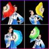 Long Imitation Belly Dancing Fan 26cm Performance Fan Hot Sell Gradient Color  Dance Bamboo Fans