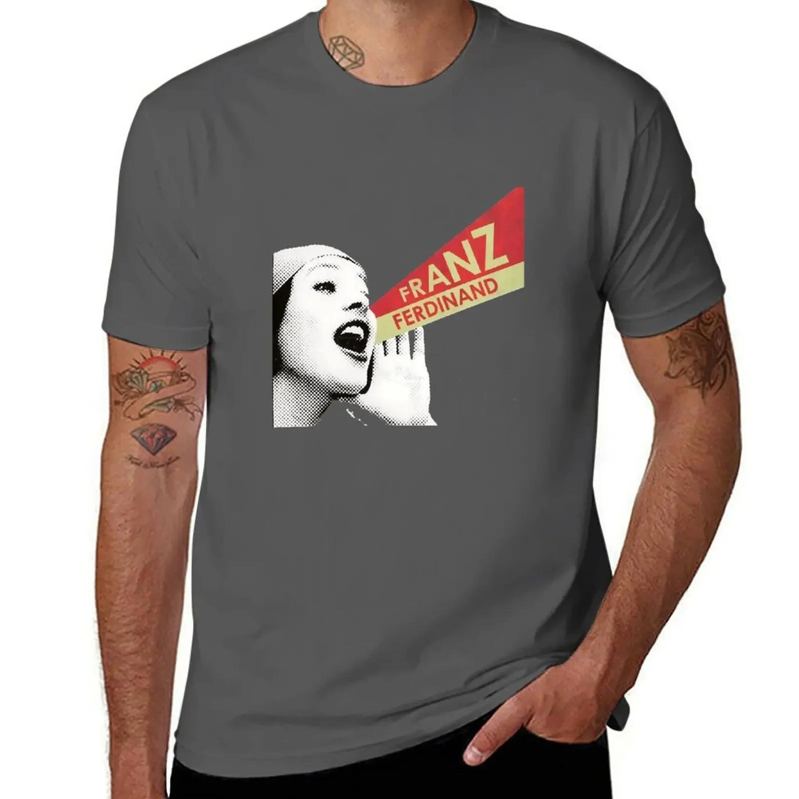 Franz Ferdinand T-Shirt kawaii clothes oversized heavyweight t shirts for men 4XL