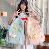 2025 Korean Version Schoolbag Ins Niche Girl Backpack Stars Cute Backpack Junior High School Student Schoolbag Female