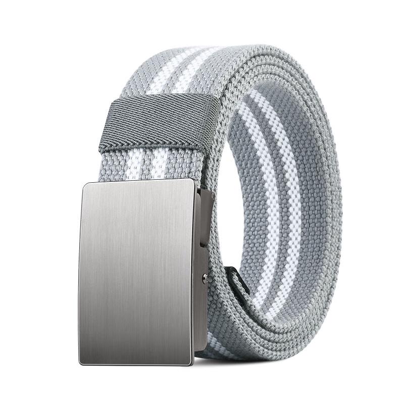 Мужской повседневный холщовый ремень с автоматической пряжкой 120cm