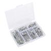 250pcs 6 Sizes Safety Pins metal Assorted Safety Pins Durable Sewing Pins  Clothes Accessories