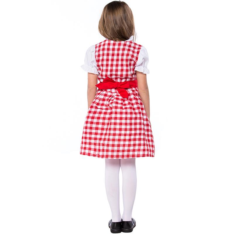 Kinder Mädchen Zimmermädchen Cosplay Feiertag Verkleidung Outfit Traditionell Deutsch Bier Schulaktivitäten Party Rollenspiel Kostüm