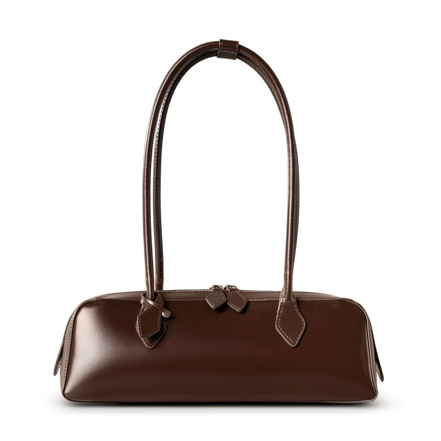 2025 Niche Cowhide Handbag: Versatile, Large Capacity Underarm & Commute Bag for Women