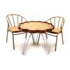 1/12 Scale Miniature Coffee Table Chair Set Scene Decoration Furniture Doll House Accessories Leisure Setting Props