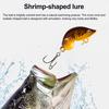 Lure Bait with 3D Simulated Eyes Bright Color Realistic Looking Artificial Lure Bait Swimbait with Treble Hook Fishing Gear