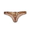 Men's Leopard Print Sexy Panties Thong Stimulated Pocket T Pants Narrow Edge Pants Sex Men's Pants B205