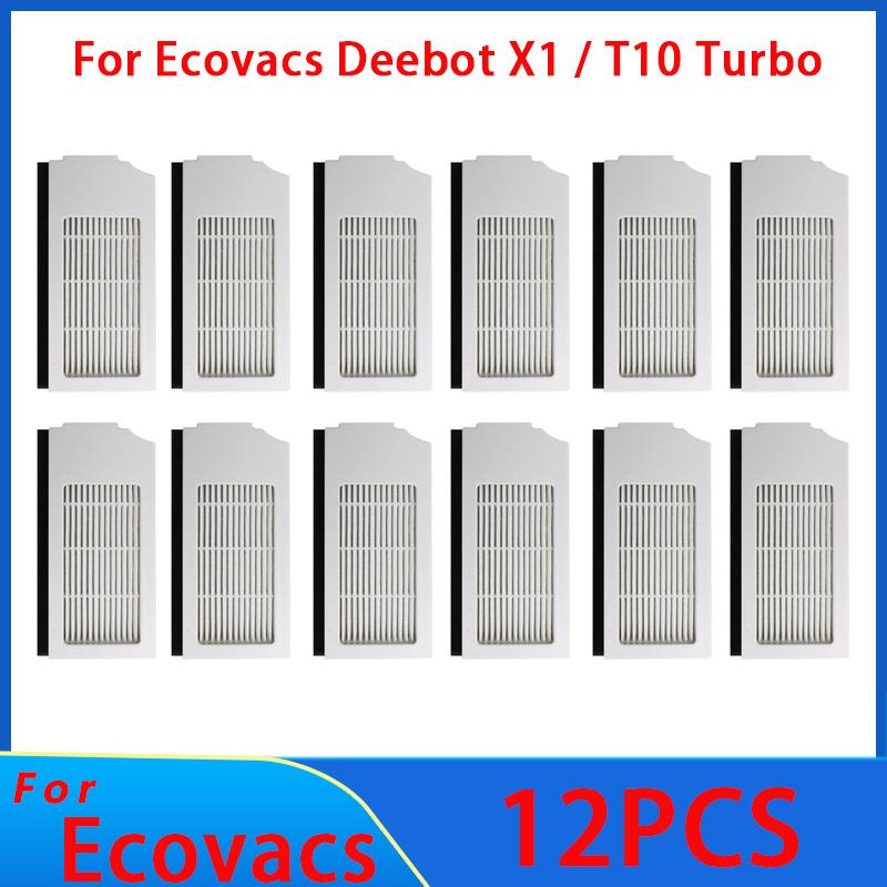 Für Ecovacs Deebot T10 OMNI X1 TURBO Saugroboter Filter Seitenbürste Reinigungstuch Ersatzteile Staubbehälter Zubehör
