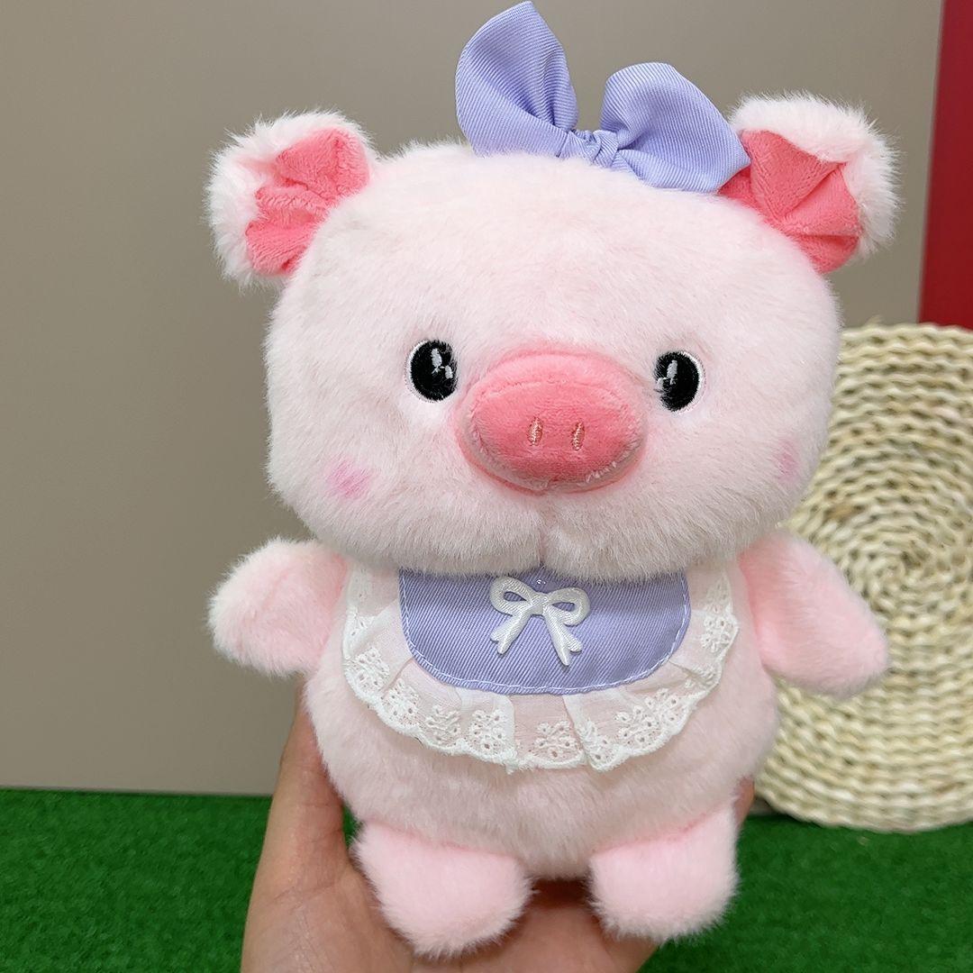 

Розовая свинка плюшевая игрушка бутик европейская норка кукла кукла праздничный подарок восемь дюймов автомат для захвата кукол 22cm