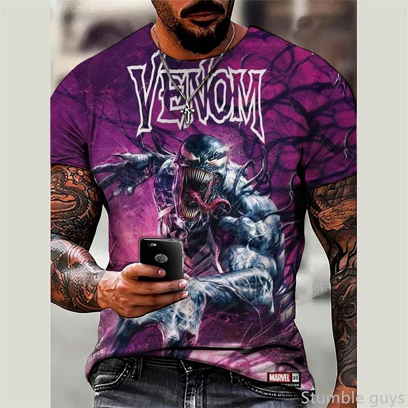 Kids Summer Venom Man Women Tshirt T-shirt Boys Clothes Girls Cartoon Short Sleeve