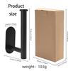 Stainless Steel Toilet Paper Holder Kitchen Washroom Adhesive Toilet Roll Holder Stick on Wall Loo Roll Holder Gifts