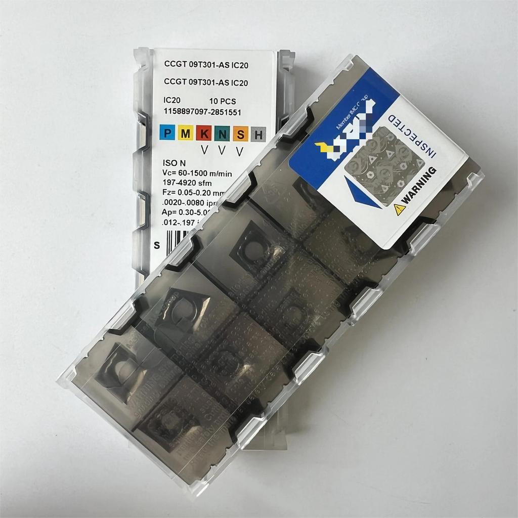 CCGT09T301-AS IC20 / Industrielle Wendeschneidplatten aus Hartmetall 10 Stück