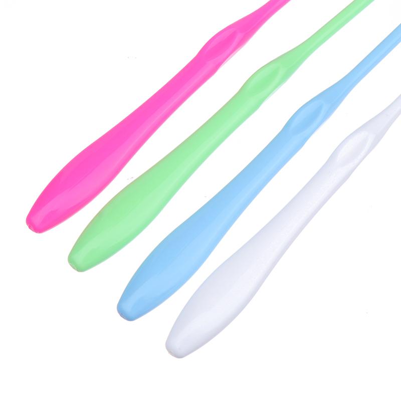 Lot de 4 brosses interdentaires orthodontiques à faisceau unique, souples, pour le nettoyage des dents, outil de soins bucco-dentaires, petite tête, implant capillaire souple pour adultes