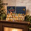 Christmas Countdown Calendar for Kids Magic Animal Advent Calendar, 24-Day Highland Cow/Cat/Sheep/Red Bird Acrylic Ornament Set, Gift Cow