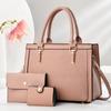 New Spliced Pressed Flower Bag Three-piece Set of High Appearance Level Macaron Shoulder Bag Crossbody Bag Send Mother Bag