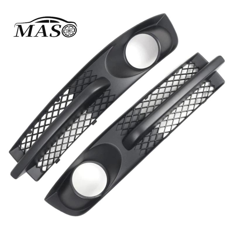 7M3853684A Front Bumper Fog Lamp Light Grille Cover Fog Light Hole Protector Cover for Volkswagen Sharan 2000-2010