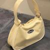 Yellow Summer Handbag 2023 New Casual Versatile Underarm Shoulder Bag Lightweight Sporty Crescent Bag