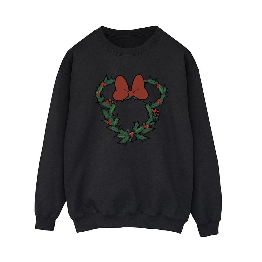 Disney Womens/Ladies Minnie Mouse Wreath Sweatshirt
