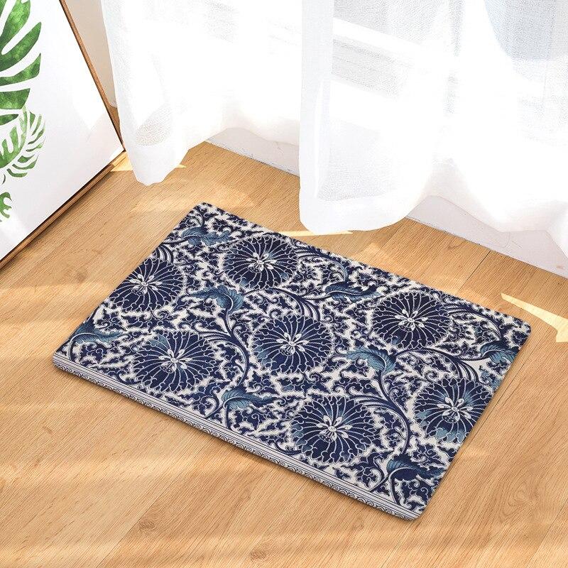 Paisley Flower Blue Mandala Kitchen Rugs Runner Rug 2' x 6' Bathroom Carpets Non-Slip Soft Doormats Bath Carpet Runner Area Mat Rug for Hallway Entry Paisley Flower Blue Mandala Kitchen Rugs Runner Rug 2' x 6' Bathroom Carpets Non-Slip Soft Doormats Bath Carpet Runner Area Mat Rug for Hallway Entry
