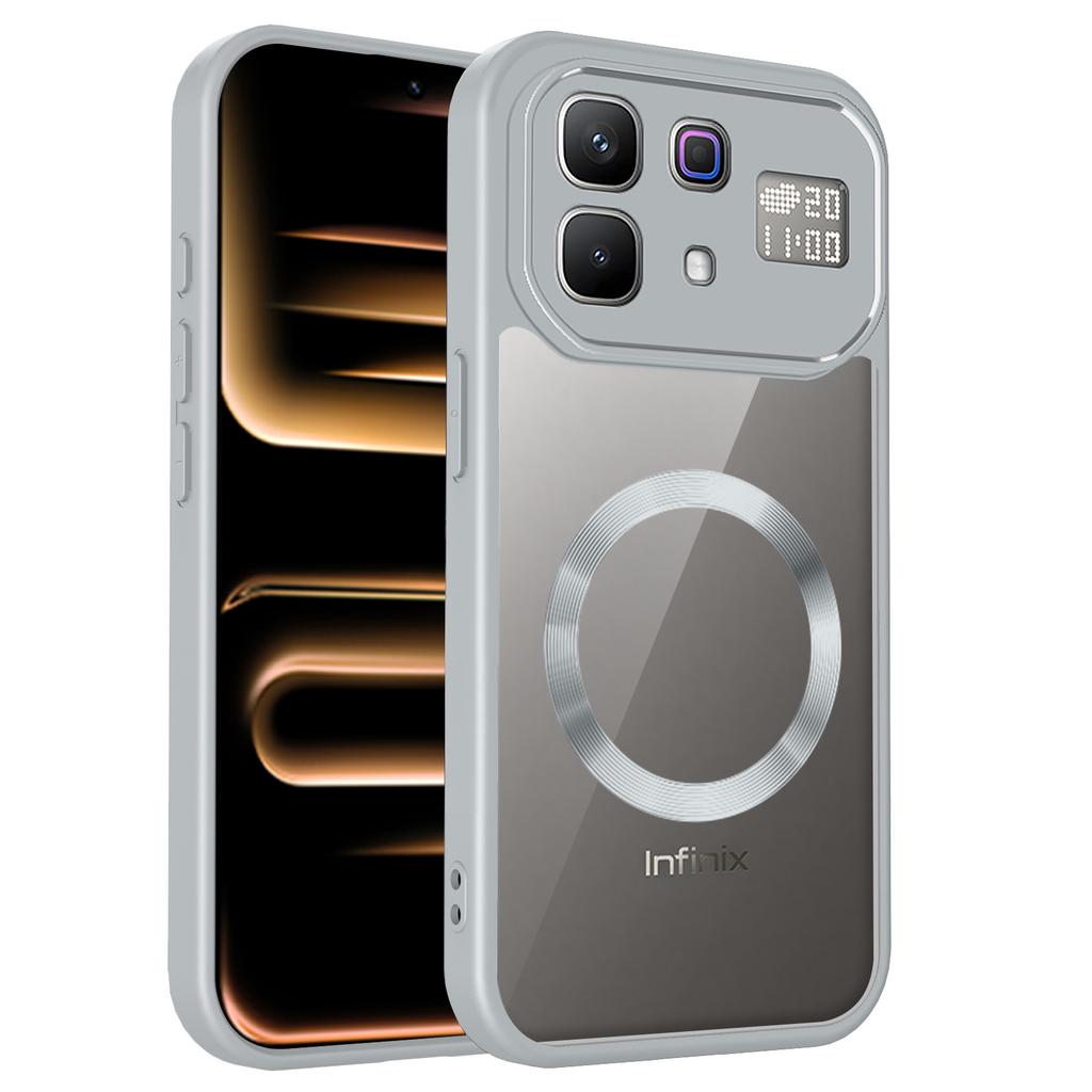 Transsion Note11Pro mobile phone case CD pattern magnetic suction Camon11 anti-drop GT11Pro transparent protective case