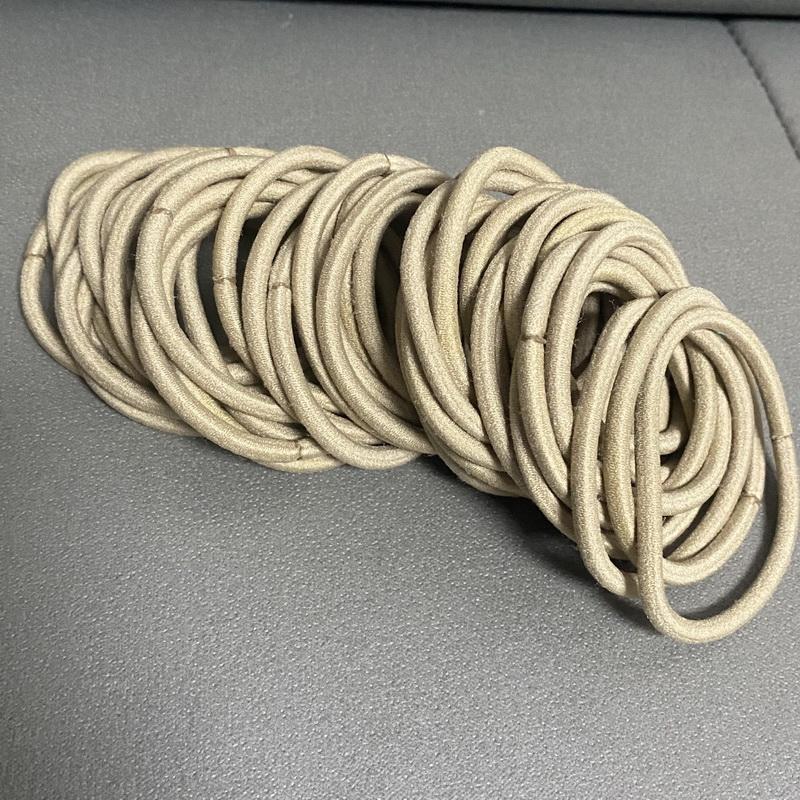 30 ks/sada Vysoce elastické černé gumičky do vlasů pro ženy držák na culík gumičky do vlasů dívky 4 mm Scrunchies čelenky doplňky