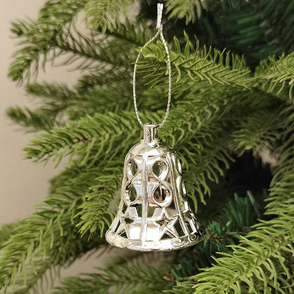 Sada vánočních dekorací: Vánoční ozdoby, Zvony a Hodiny (12 kusů)