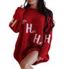 Women's Christmas Fashion Elegant Knit CrewNeck Pullover