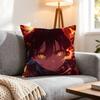 Anime Fire Force Cushion Cover 1Pcs Decorative Covers Soft Cushion Case For Sofa Couch Decor 40X40 45X45 Pillowcases