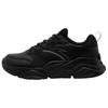 Life Collection Fabric Support Thermal Rebound Mid Top Casual Running Shoes Men's Black Sneakers 912338821-4