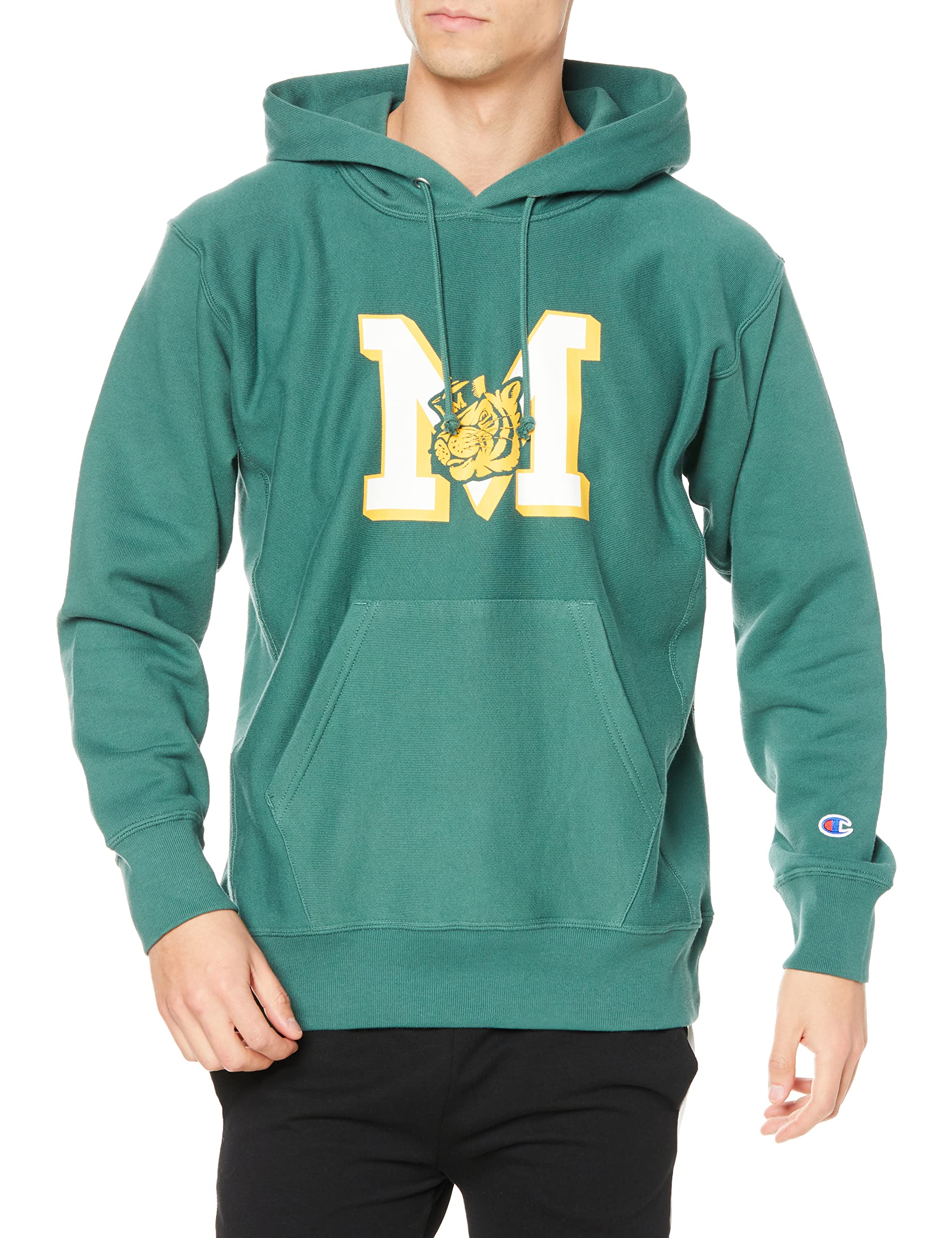 

Champion Худи/свитшот мужской с длинным рукавом, 10 унций, с графикой персонажа, свободного кроя оверсайз, изнанка, матовый, размер XL, флис, принт, принт, крой, Weave®,