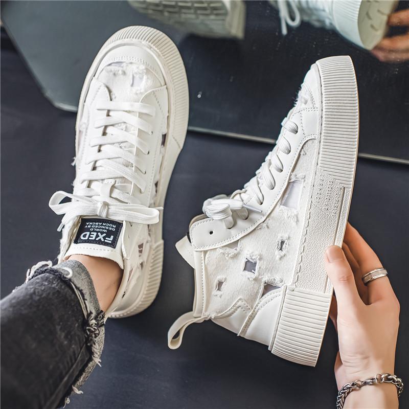 Men's Casual Shoes Canvas Loafers Sports and Leisure Shoes for Me Apring and Autumn Soft and Comfortable Skateboard Loafers