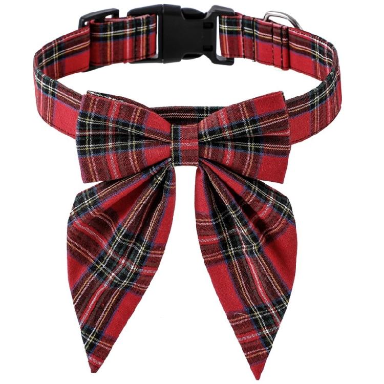Breakaway Cat Collar Christmas Dog Dress Up Tie Festive Pet Decorative Collar