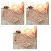 3 PCS Women's Plus Size Underwear Lolita Style Sexy Briefs Sheer Rose Tulle Panties L XL 2XL 3XL 4XL 5XL