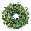 Artificial Decorative Wreath 26 in Green Eucalyptus Leaves Year Round
