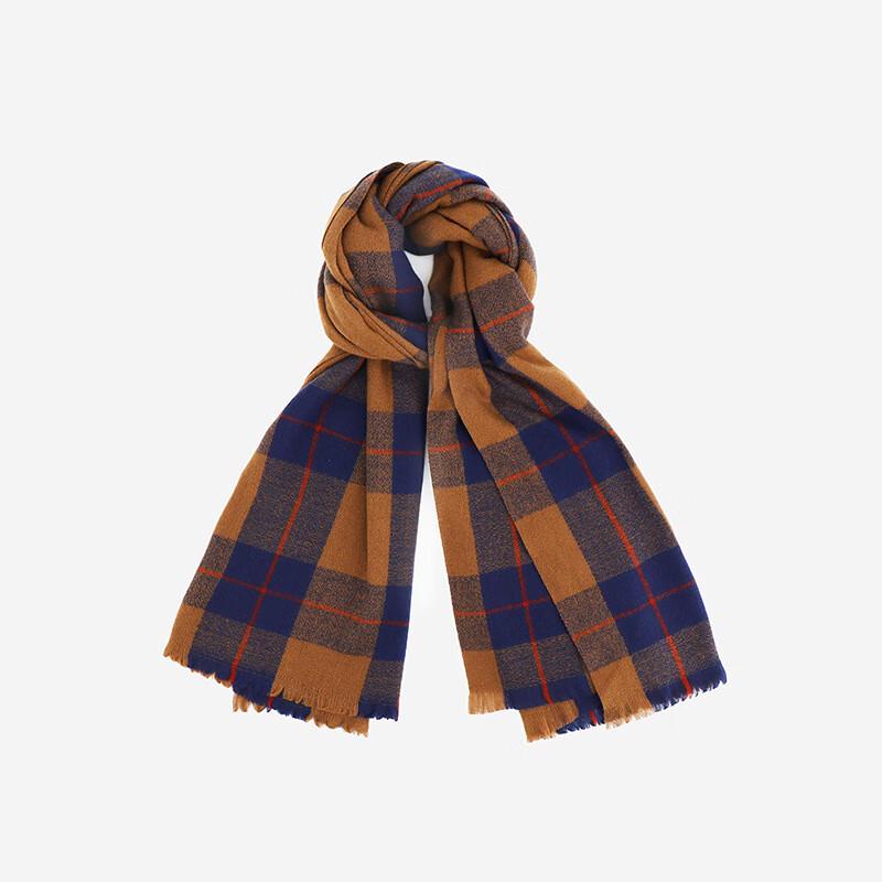REACH STAR Retro Plaid Scarf