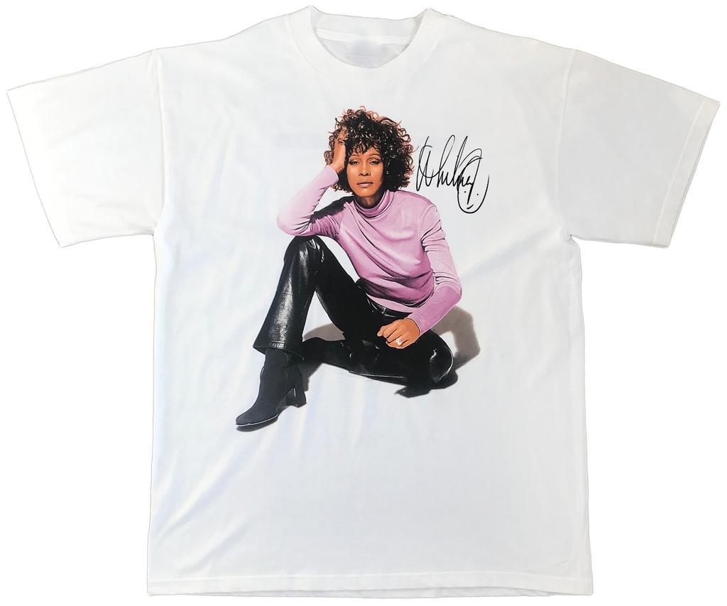 Whitney Houston Singer Heavy Cotton White Unisex S-5XL Shirt BL034
