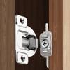 Invisible Interior Door Hinges Hydraulic Damping Buffering 3D Adjustable Short Arm Hinge for Cabinet Closet Wardrobe