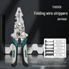 Tuosen Multi-Function Wire Stripper & Crimping Pliers for Electricians