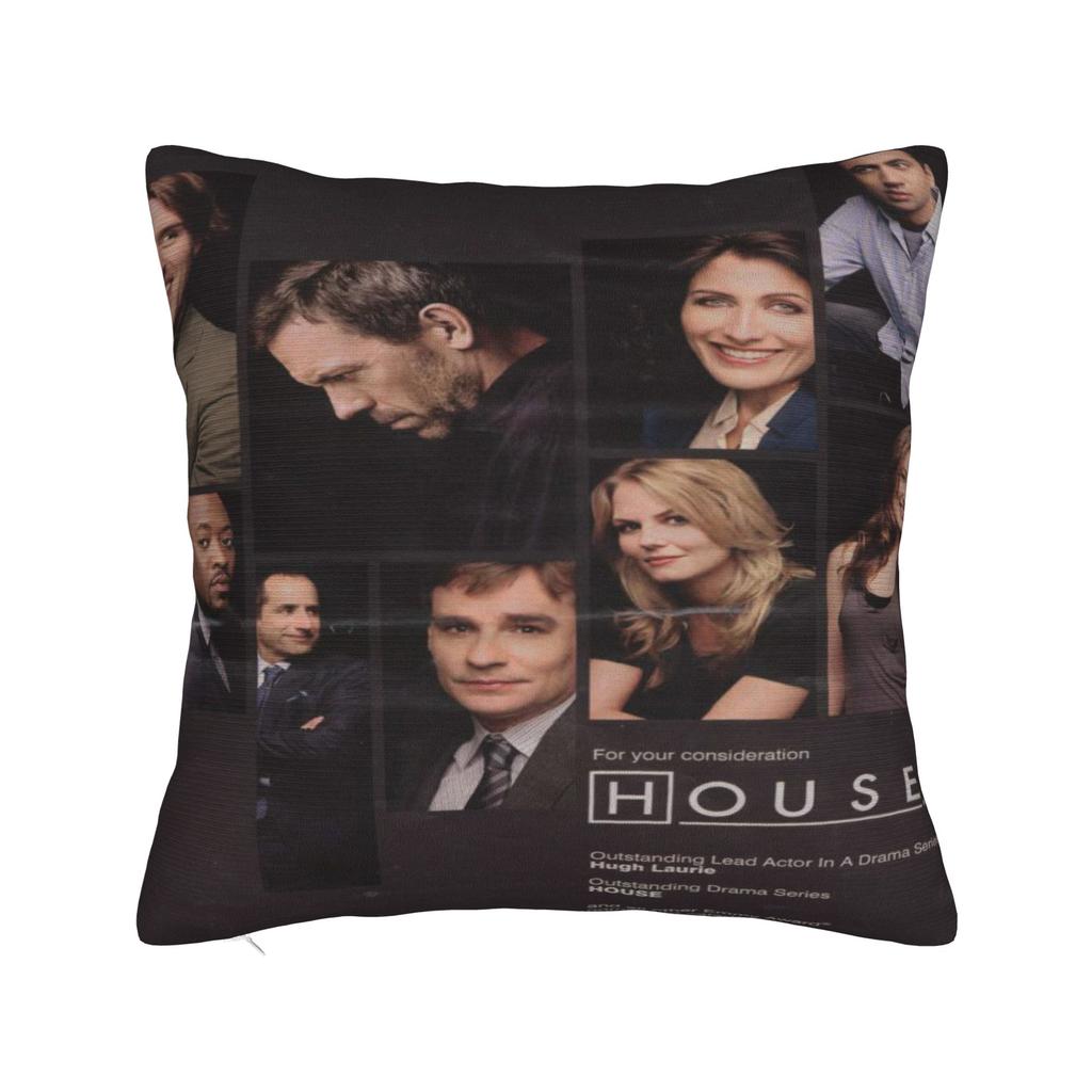 House MD Pillowcase Product Printing Cushion Cover  Pillow Covers Home Decoration Zippered Multiple Sizes