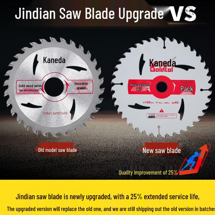 Jindian 4" & 10" Woodworking Saw Blades for Handheld Circular Saws & Angle Grinders