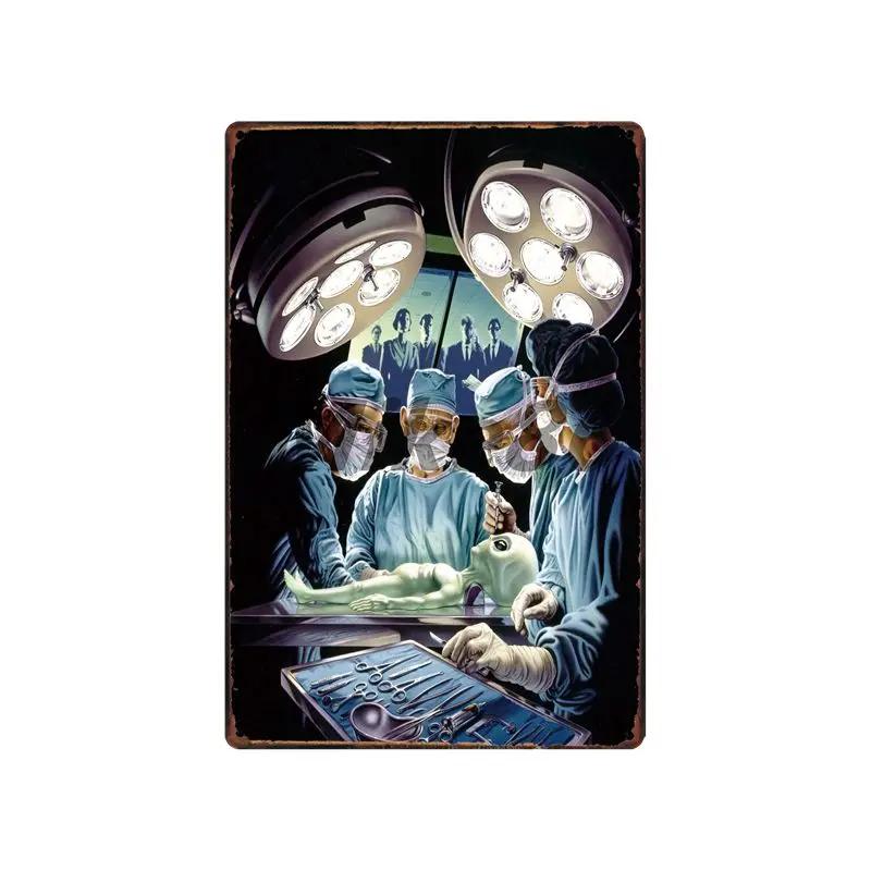 [ Mike86 ] Wanring AREA 51 I WANT TO BELIEVE UFO Aliens Metal Sign Wall Plaque Poster Custom Painting Room Decor Art LT-1695