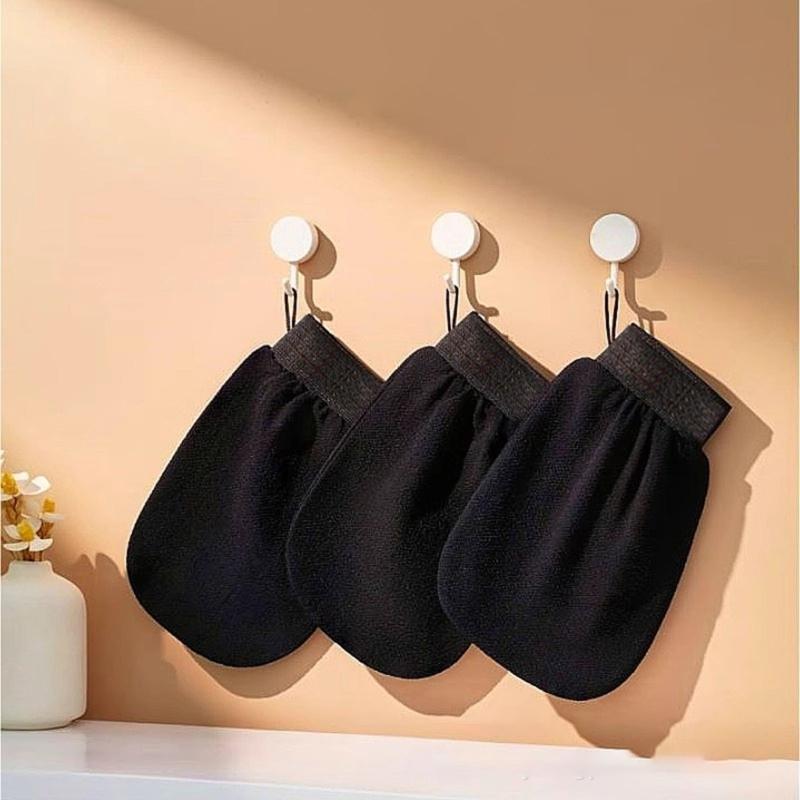 2Pcs Exfoliating Gloves Body And Face Portable Scrub Massage Gloves Ergonomic Hamam Gloves for Shower Bath