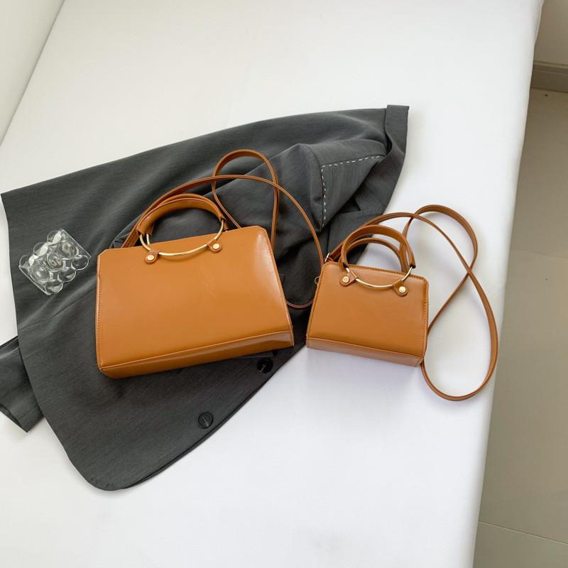 Chic Large Capacity Square Handbag For Women Stylish Versatile Shoulder Bag In Black And Blue